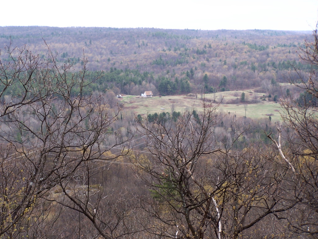A View from the top of Green Mountain in Early Spring